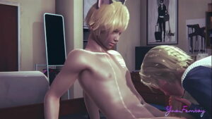 yaoi femboy osuke could this blonde femboy ride like a horse 3d anime manga