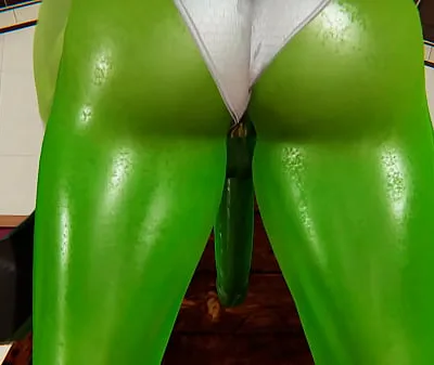 Futa – Fiona gets creampied by She Hulk (Shrek)