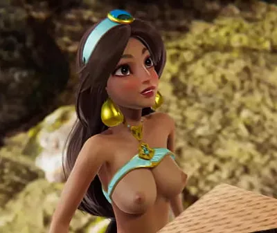 Disney Futa – Raya gets creampied by Jasmine – 3D Porn