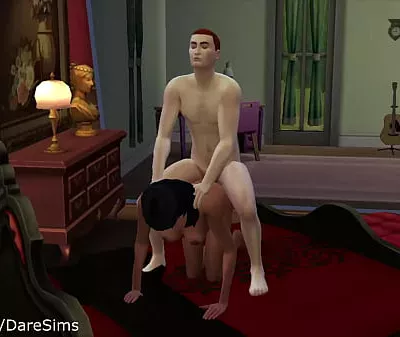 Shemale 3D – Anal Fuck and Blowjob – Sims 4 Porn